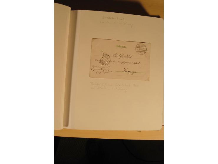 1807/1970, enorm umfangreiche und mit viel Sachkenntnis aufgebaute Sammlung mit ca. 1100 Briefen und Karten, ab Vorphilatelie