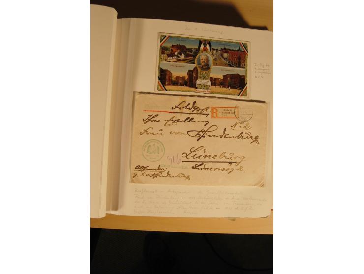 1807/1970, enorm umfangreiche und mit viel Sachkenntnis aufgebaute Sammlung mit ca. 1100 Briefen und Karten, ab Vorphilatelie