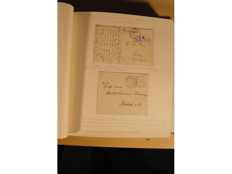 1807/1970, enorm umfangreiche und mit viel Sachkenntnis aufgebaute Sammlung mit ca. 1100 Briefen und Karten, ab Vorphilatelie