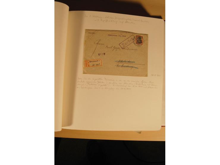 1807/1970, enorm umfangreiche und mit viel Sachkenntnis aufgebaute Sammlung mit ca. 1100 Briefen und Karten, ab Vorphilatelie