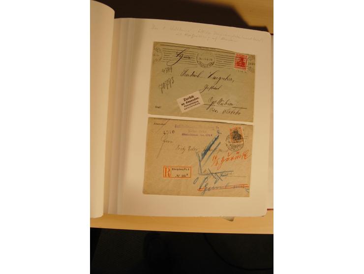 1807/1970, enorm umfangreiche und mit viel Sachkenntnis aufgebaute Sammlung mit ca. 1100 Briefen und Karten, ab Vorphilatelie