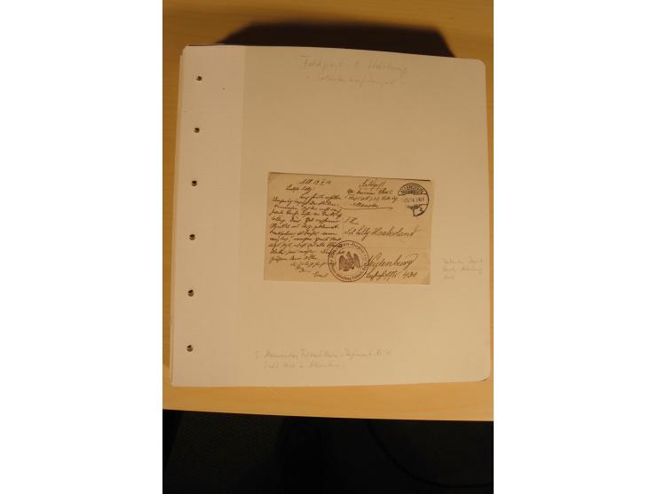 1807/1970, enorm umfangreiche und mit viel Sachkenntnis aufgebaute Sammlung mit ca. 1100 Briefen und Karten, ab Vorphilatelie