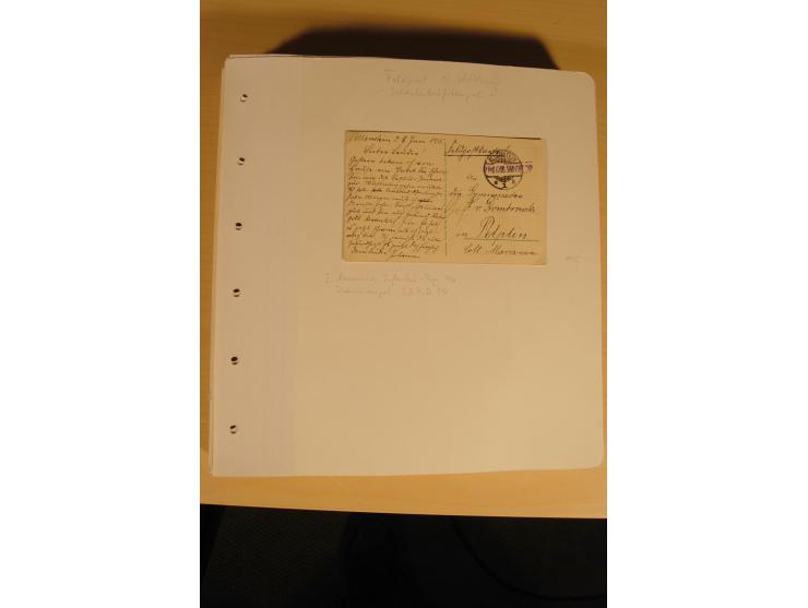 1807/1970, enorm umfangreiche und mit viel Sachkenntnis aufgebaute Sammlung mit ca. 1100 Briefen und Karten, ab Vorphilatelie