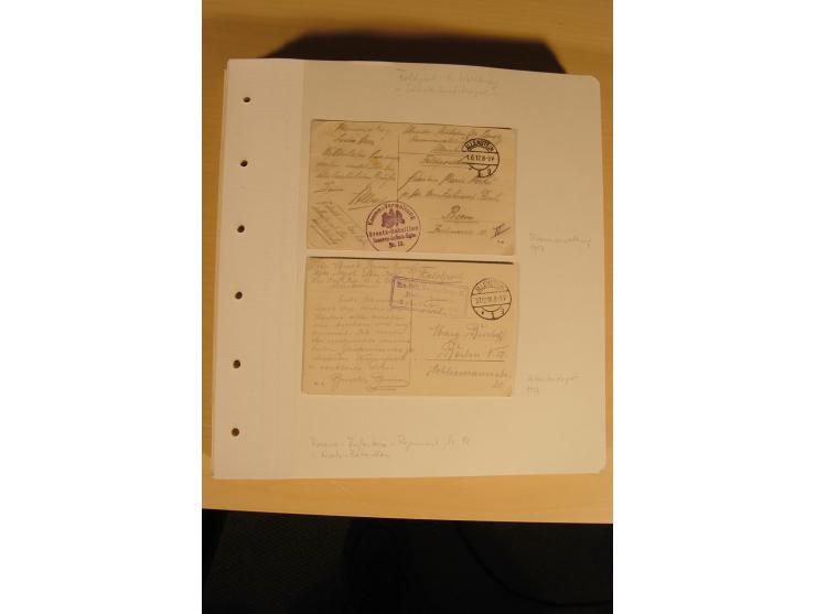 1807/1970, enorm umfangreiche und mit viel Sachkenntnis aufgebaute Sammlung mit ca. 1100 Briefen und Karten, ab Vorphilatelie