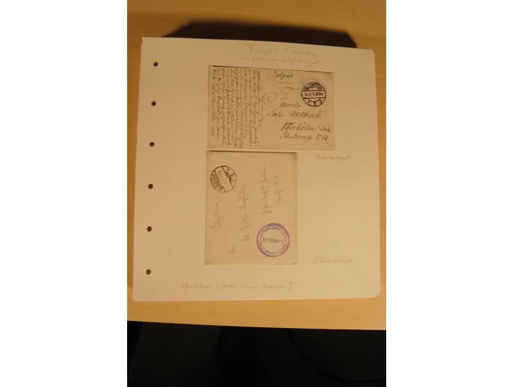 1807/1970, enorm umfangreiche und mit viel Sachkenntnis aufgebaute Sammlung mit ca. 1100 Briefen und Karten, ab Vorphilatelie