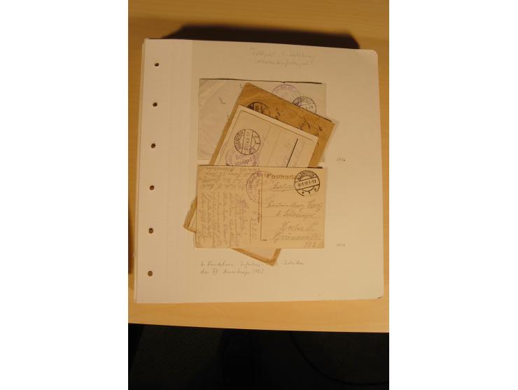 1807/1970, enorm umfangreiche und mit viel Sachkenntnis aufgebaute Sammlung mit ca. 1100 Briefen und Karten, ab Vorphilatelie