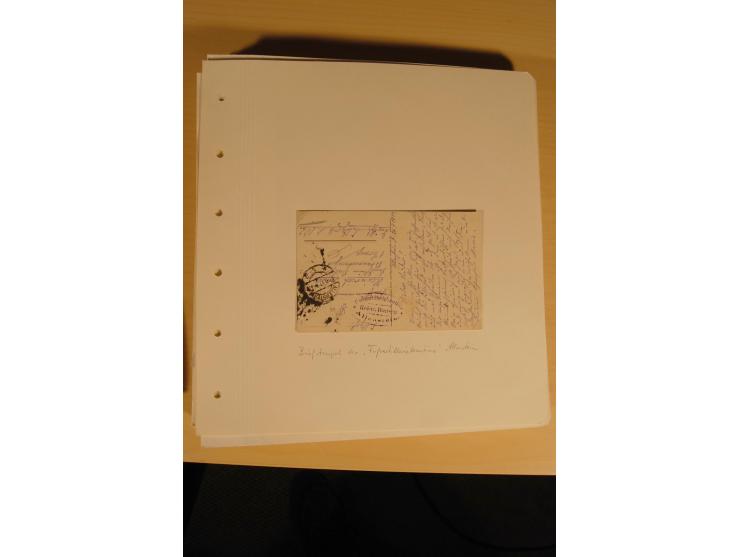 1807/1970, enorm umfangreiche und mit viel Sachkenntnis aufgebaute Sammlung mit ca. 1100 Briefen und Karten, ab Vorphilatelie