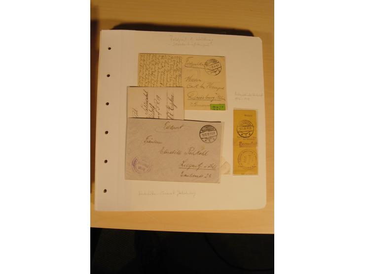 1807/1970, enorm umfangreiche und mit viel Sachkenntnis aufgebaute Sammlung mit ca. 1100 Briefen und Karten, ab Vorphilatelie