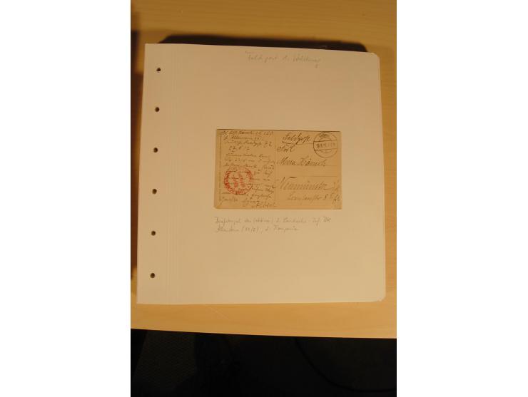 1807/1970, enorm umfangreiche und mit viel Sachkenntnis aufgebaute Sammlung mit ca. 1100 Briefen und Karten, ab Vorphilatelie