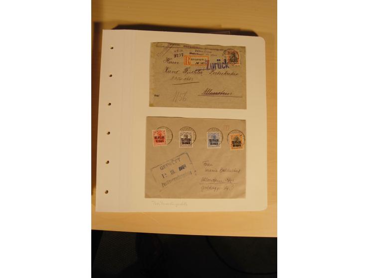 1807/1970, enorm umfangreiche und mit viel Sachkenntnis aufgebaute Sammlung mit ca. 1100 Briefen und Karten, ab Vorphilatelie