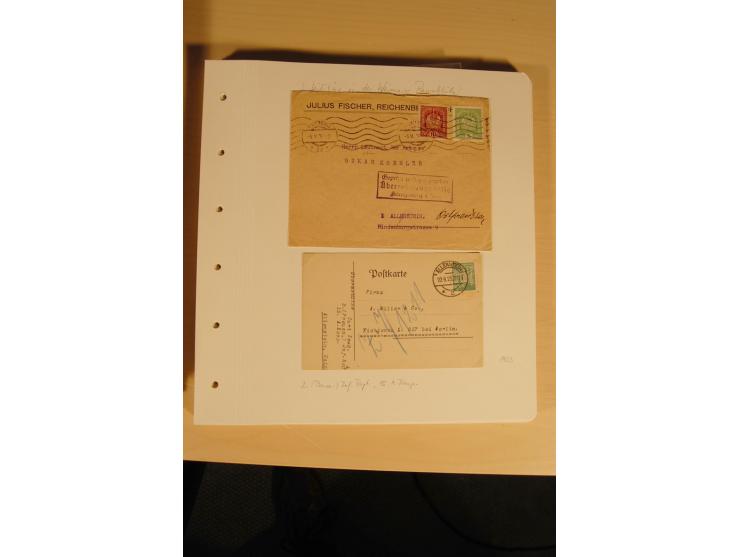 1807/1970, enorm umfangreiche und mit viel Sachkenntnis aufgebaute Sammlung mit ca. 1100 Briefen und Karten, ab Vorphilatelie