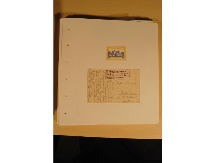 1807/1970, enorm umfangreiche und mit viel Sachkenntnis aufgebaute Sammlung mit ca. 1100 Briefen und Karten, ab Vorphilatelie