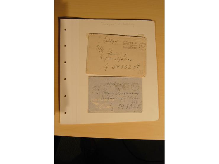 1807/1970, enorm umfangreiche und mit viel Sachkenntnis aufgebaute Sammlung mit ca. 1100 Briefen und Karten, ab Vorphilatelie