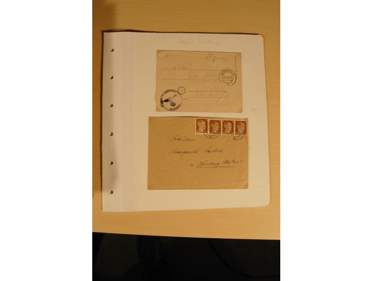 1807/1970, enorm umfangreiche und mit viel Sachkenntnis aufgebaute Sammlung mit ca. 1100 Briefen und Karten, ab Vorphilatelie