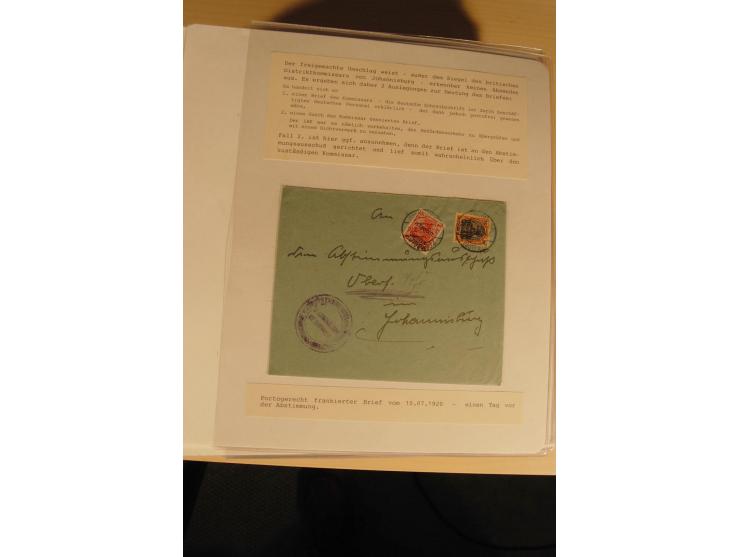 1807/1970, enorm umfangreiche und mit viel Sachkenntnis aufgebaute Sammlung mit ca. 1100 Briefen und Karten, ab Vorphilatelie
