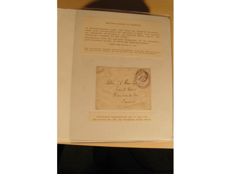 1807/1970, enorm umfangreiche und mit viel Sachkenntnis aufgebaute Sammlung mit ca. 1100 Briefen und Karten, ab Vorphilatelie