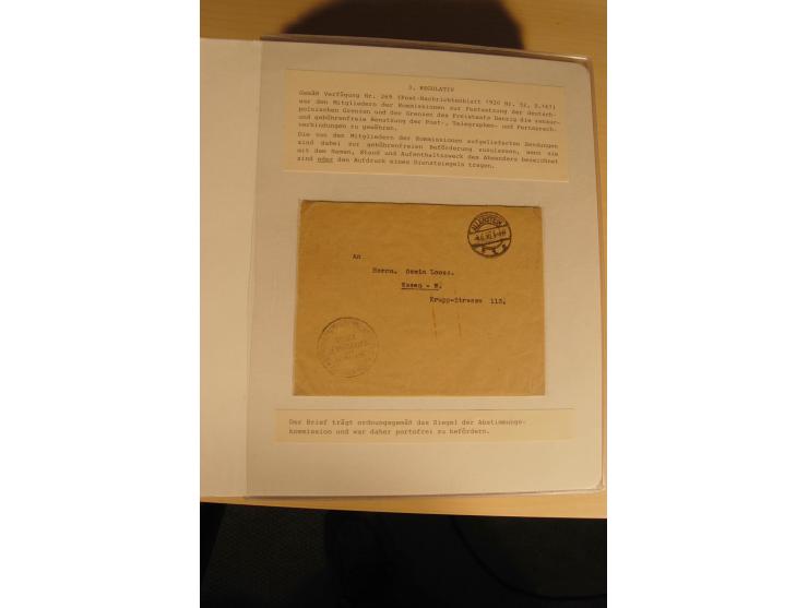 1807/1970, enorm umfangreiche und mit viel Sachkenntnis aufgebaute Sammlung mit ca. 1100 Briefen und Karten, ab Vorphilatelie