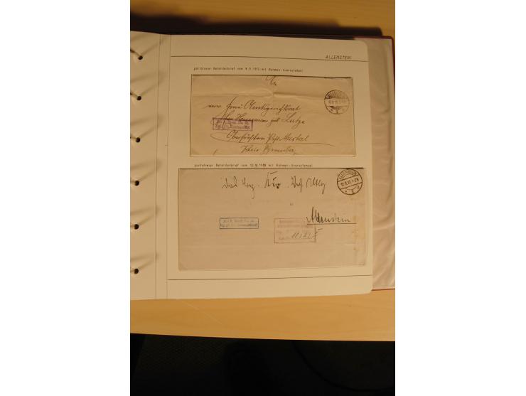 1807/1970, enorm umfangreiche und mit viel Sachkenntnis aufgebaute Sammlung mit ca. 1100 Briefen und Karten, ab Vorphilatelie