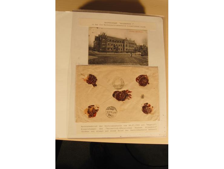 1807/1970, enorm umfangreiche und mit viel Sachkenntnis aufgebaute Sammlung mit ca. 1100 Briefen und Karten, ab Vorphilatelie