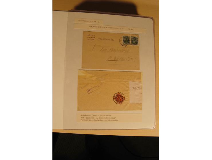 1807/1970, enorm umfangreiche und mit viel Sachkenntnis aufgebaute Sammlung mit ca. 1100 Briefen und Karten, ab Vorphilatelie