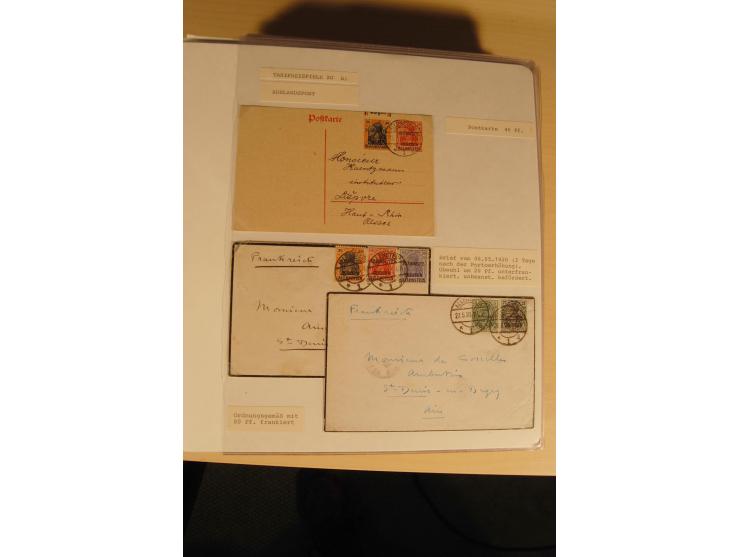 1807/1970, enorm umfangreiche und mit viel Sachkenntnis aufgebaute Sammlung mit ca. 1100 Briefen und Karten, ab Vorphilatelie