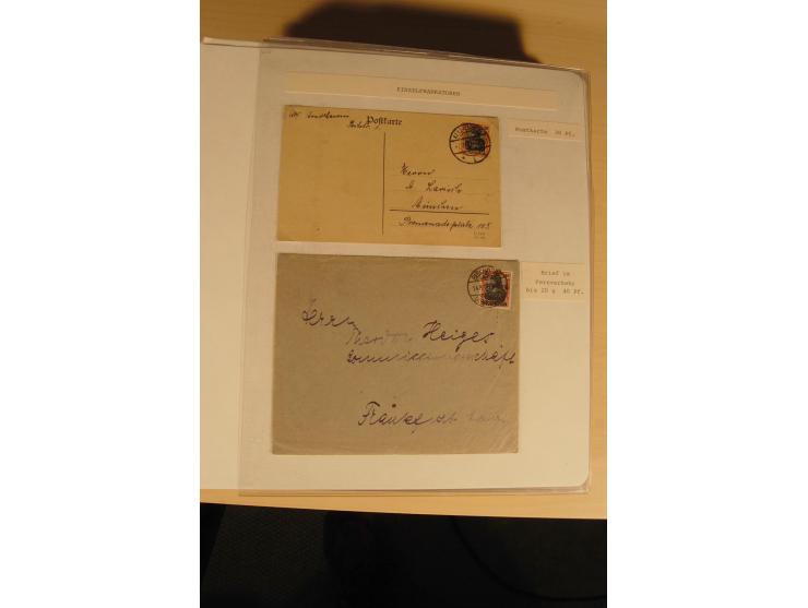 1807/1970, enorm umfangreiche und mit viel Sachkenntnis aufgebaute Sammlung mit ca. 1100 Briefen und Karten, ab Vorphilatelie