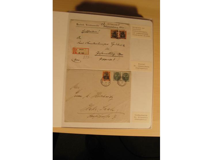 1807/1970, enorm umfangreiche und mit viel Sachkenntnis aufgebaute Sammlung mit ca. 1100 Briefen und Karten, ab Vorphilatelie