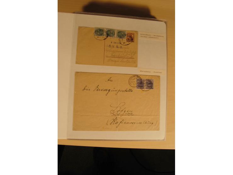 1807/1970, enorm umfangreiche und mit viel Sachkenntnis aufgebaute Sammlung mit ca. 1100 Briefen und Karten, ab Vorphilatelie