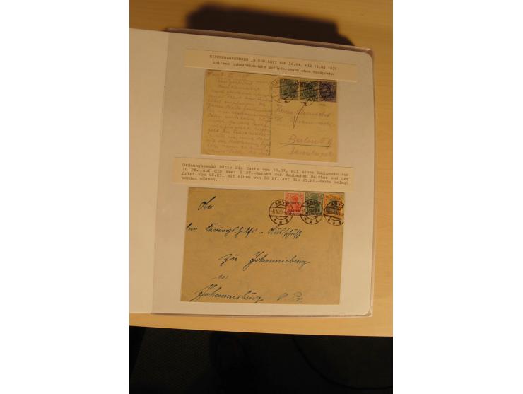1807/1970, enorm umfangreiche und mit viel Sachkenntnis aufgebaute Sammlung mit ca. 1100 Briefen und Karten, ab Vorphilatelie