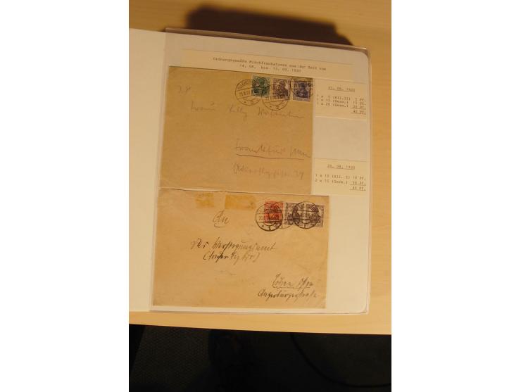 1807/1970, enorm umfangreiche und mit viel Sachkenntnis aufgebaute Sammlung mit ca. 1100 Briefen und Karten, ab Vorphilatelie