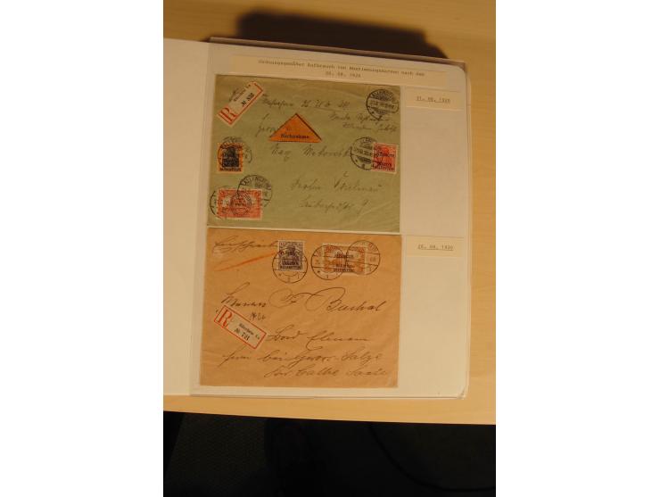 1807/1970, enorm umfangreiche und mit viel Sachkenntnis aufgebaute Sammlung mit ca. 1100 Briefen und Karten, ab Vorphilatelie