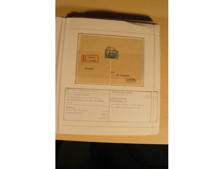 1807/1970, enorm umfangreiche und mit viel Sachkenntnis aufgebaute Sammlung mit ca. 1100 Briefen und Karten, ab Vorphilatelie