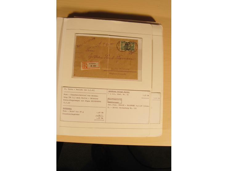 1807/1970, enorm umfangreiche und mit viel Sachkenntnis aufgebaute Sammlung mit ca. 1100 Briefen und Karten, ab Vorphilatelie