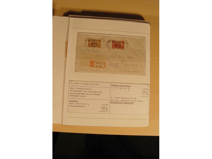1807/1970, enorm umfangreiche und mit viel Sachkenntnis aufgebaute Sammlung mit ca. 1100 Briefen und Karten, ab Vorphilatelie