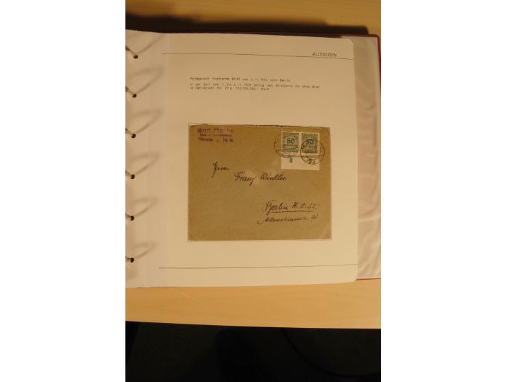 1807/1970, enorm umfangreiche und mit viel Sachkenntnis aufgebaute Sammlung mit ca. 1100 Briefen und Karten, ab Vorphilatelie