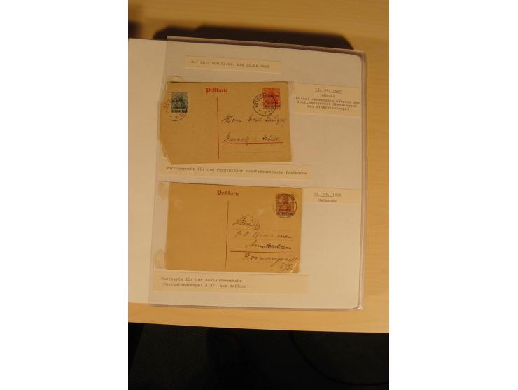 1807/1970, enorm umfangreiche und mit viel Sachkenntnis aufgebaute Sammlung mit ca. 1100 Briefen und Karten, ab Vorphilatelie