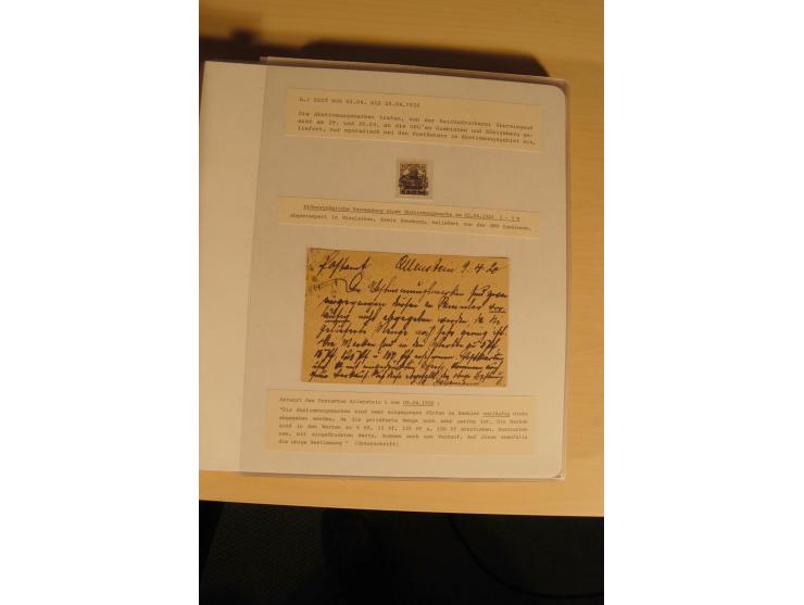 1807/1970, enorm umfangreiche und mit viel Sachkenntnis aufgebaute Sammlung mit ca. 1100 Briefen und Karten, ab Vorphilatelie