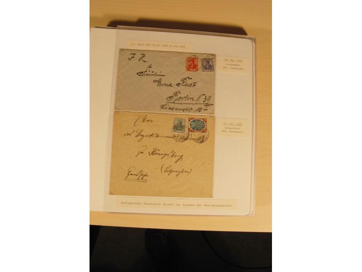 1807/1970, enorm umfangreiche und mit viel Sachkenntnis aufgebaute Sammlung mit ca. 1100 Briefen und Karten, ab Vorphilatelie