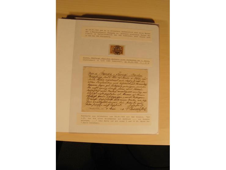 1807/1970, enorm umfangreiche und mit viel Sachkenntnis aufgebaute Sammlung mit ca. 1100 Briefen und Karten, ab Vorphilatelie