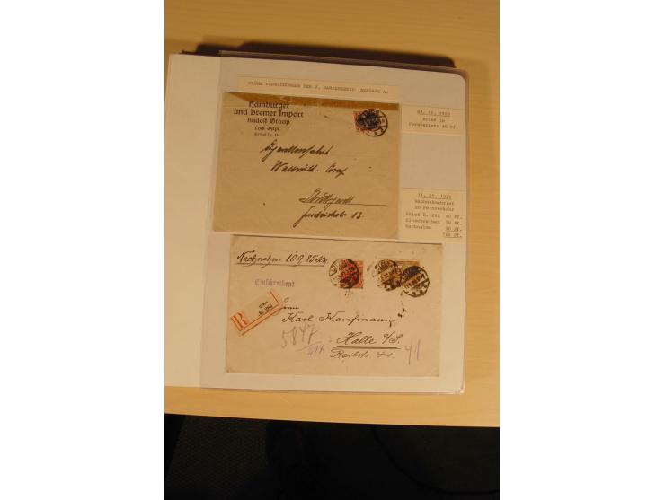 1807/1970, enorm umfangreiche und mit viel Sachkenntnis aufgebaute Sammlung mit ca. 1100 Briefen und Karten, ab Vorphilatelie