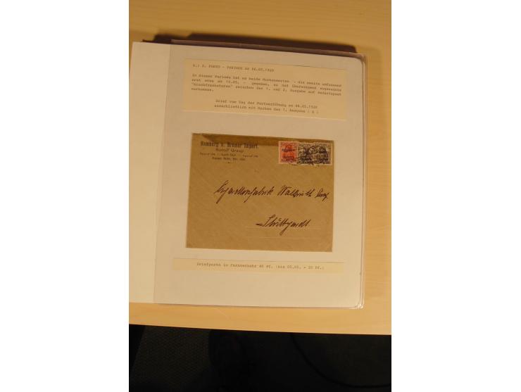 1807/1970, enorm umfangreiche und mit viel Sachkenntnis aufgebaute Sammlung mit ca. 1100 Briefen und Karten, ab Vorphilatelie