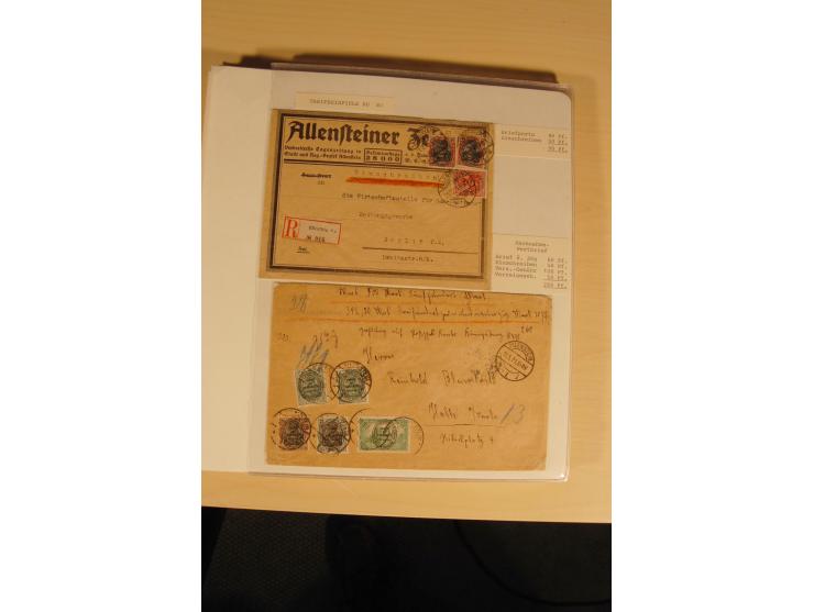 1807/1970, enorm umfangreiche und mit viel Sachkenntnis aufgebaute Sammlung mit ca. 1100 Briefen und Karten, ab Vorphilatelie