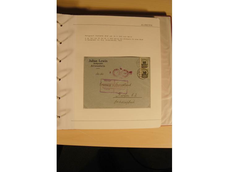 1807/1970, enorm umfangreiche und mit viel Sachkenntnis aufgebaute Sammlung mit ca. 1100 Briefen und Karten, ab Vorphilatelie