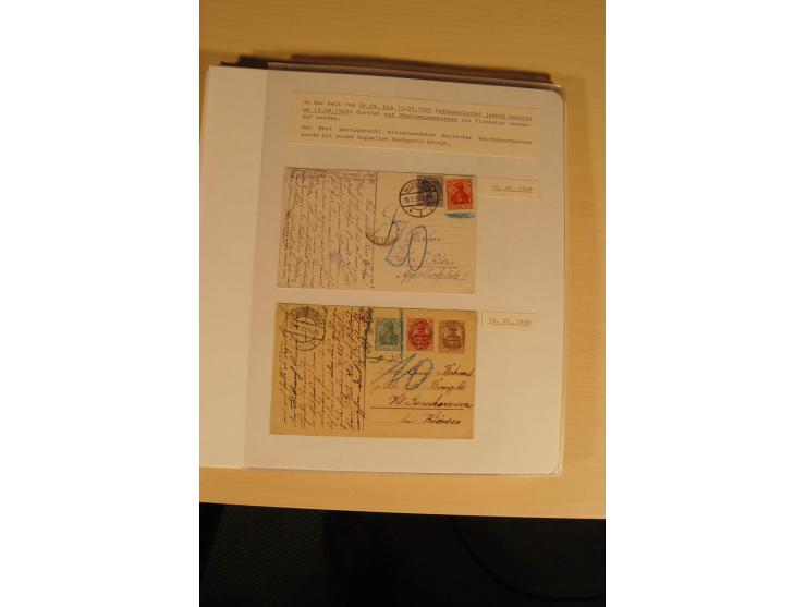 1807/1970, enorm umfangreiche und mit viel Sachkenntnis aufgebaute Sammlung mit ca. 1100 Briefen und Karten, ab Vorphilatelie