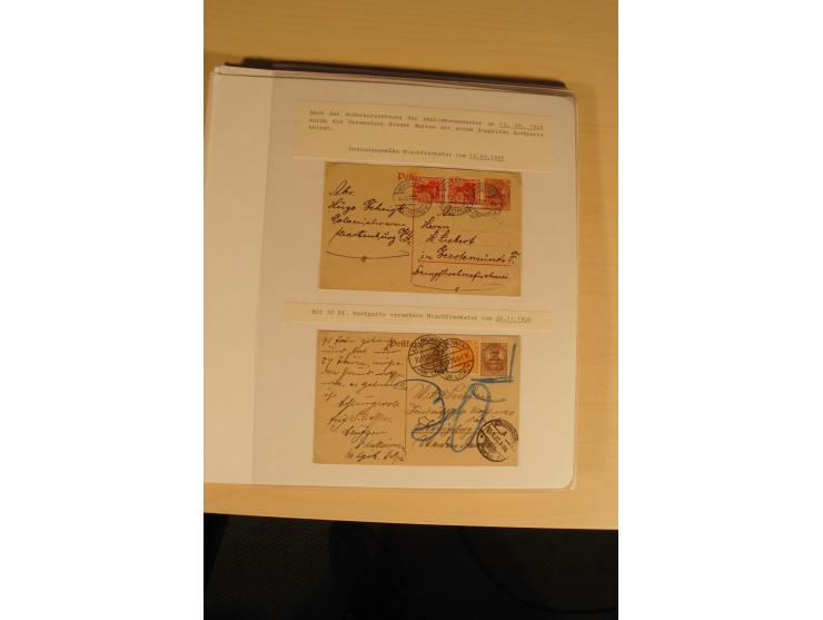 1807/1970, enorm umfangreiche und mit viel Sachkenntnis aufgebaute Sammlung mit ca. 1100 Briefen und Karten, ab Vorphilatelie