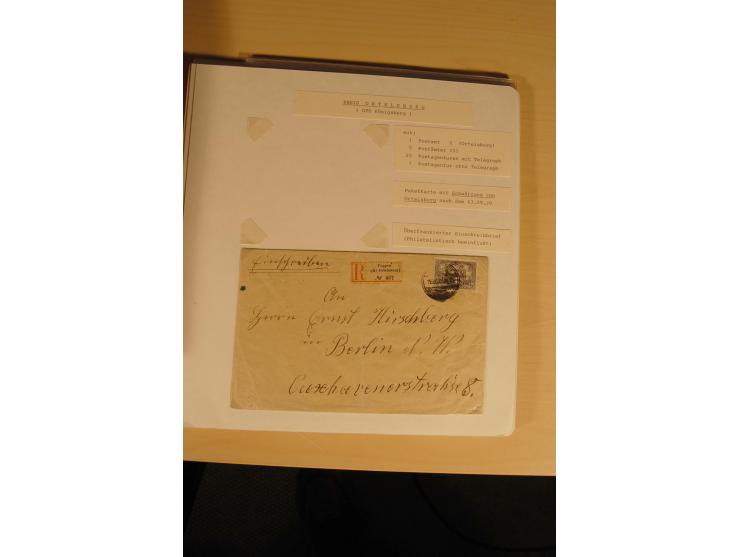 1807/1970, enorm umfangreiche und mit viel Sachkenntnis aufgebaute Sammlung mit ca. 1100 Briefen und Karten, ab Vorphilatelie