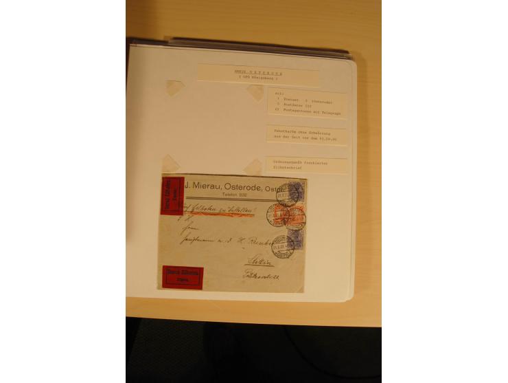 1807/1970, enorm umfangreiche und mit viel Sachkenntnis aufgebaute Sammlung mit ca. 1100 Briefen und Karten, ab Vorphilatelie