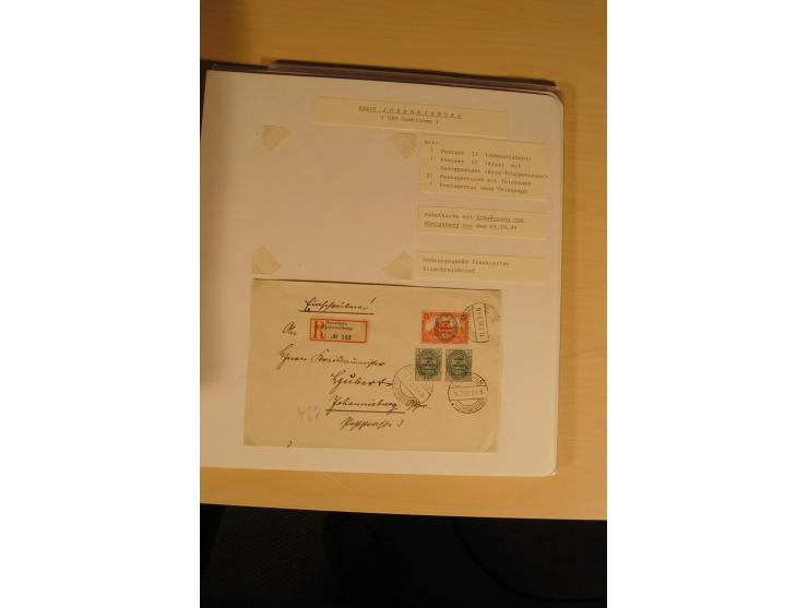 1807/1970, enorm umfangreiche und mit viel Sachkenntnis aufgebaute Sammlung mit ca. 1100 Briefen und Karten, ab Vorphilatelie