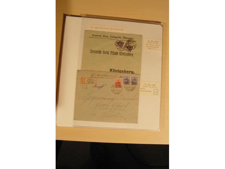 1807/1970, enorm umfangreiche und mit viel Sachkenntnis aufgebaute Sammlung mit ca. 1100 Briefen und Karten, ab Vorphilatelie