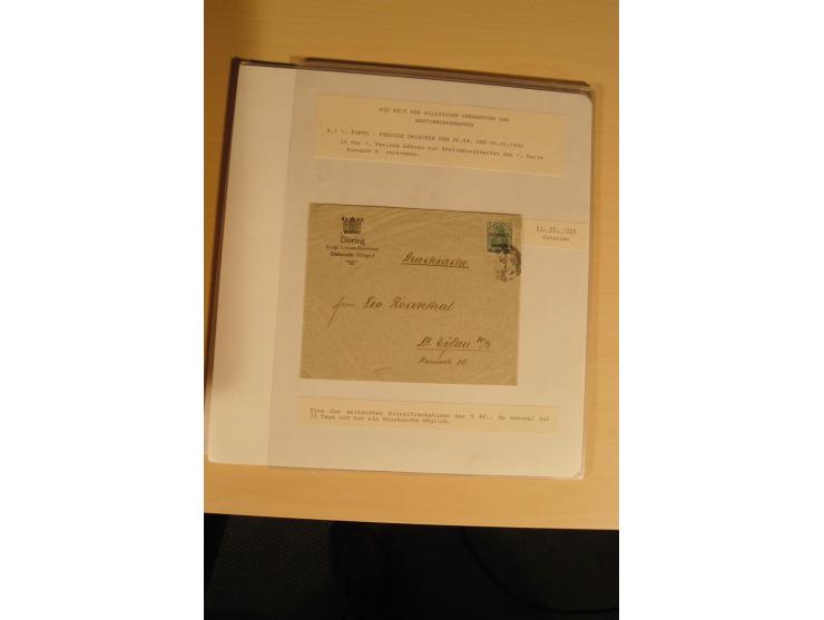 1807/1970, enorm umfangreiche und mit viel Sachkenntnis aufgebaute Sammlung mit ca. 1100 Briefen und Karten, ab Vorphilatelie